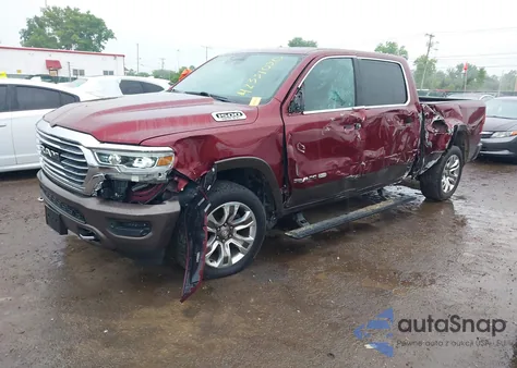 2019 Ram 1500 Longhorn 4X4 6'4 Box z USA, uszkodzony, nr VIN 1C6SRFST4KN563879